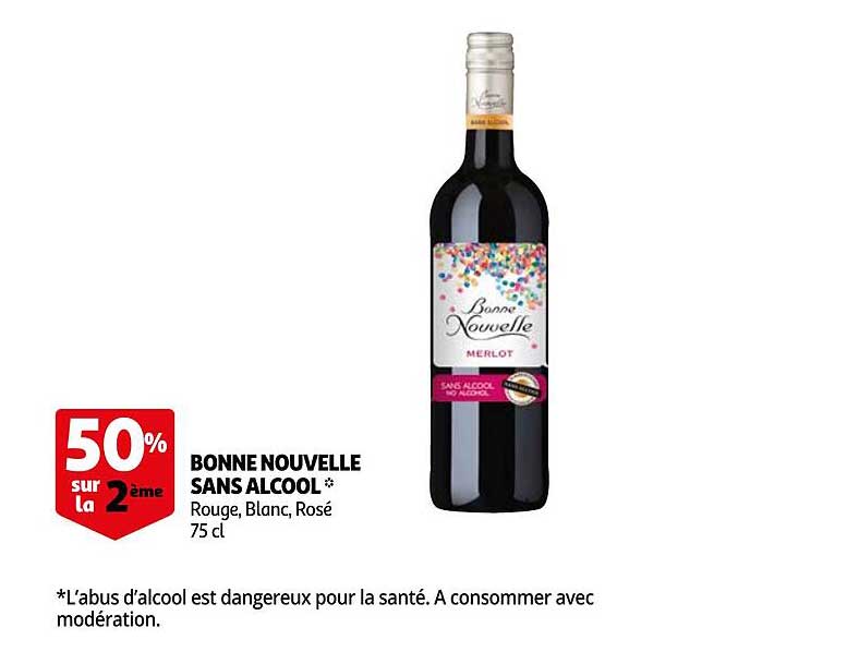 bonne nouvelle sans alcool