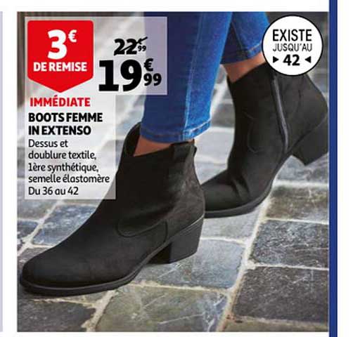 boots femme in extenso