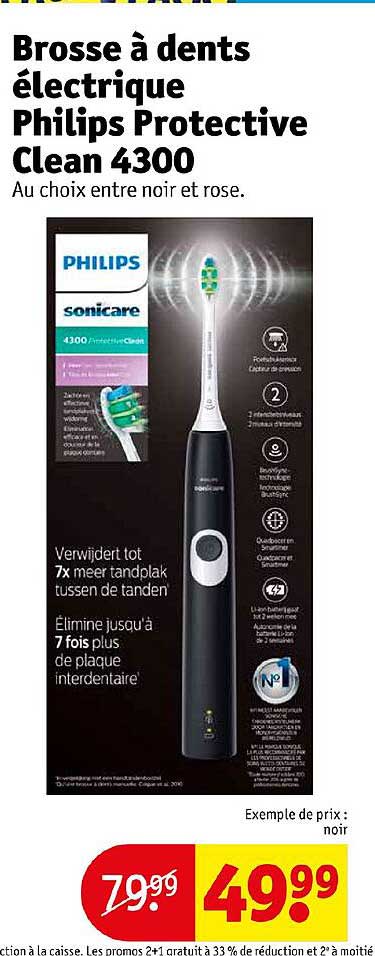 brosse à dents électrique philips protective clean 4300