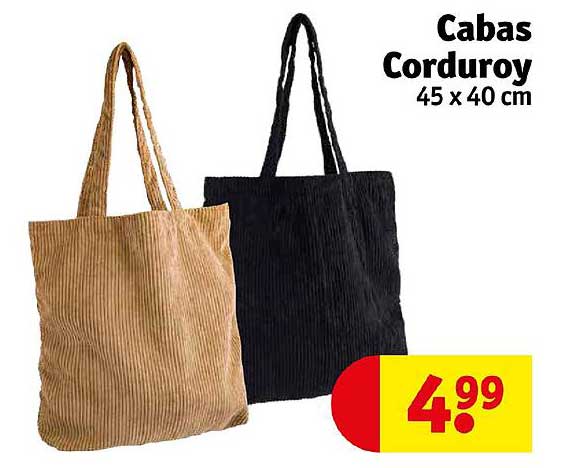 Cabas Corduroy