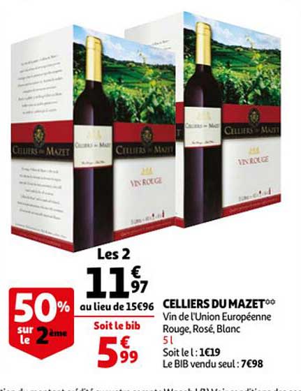 celliers du mazet vin de l'union européenne