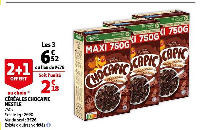 Céréales Chocapic Nestlé
