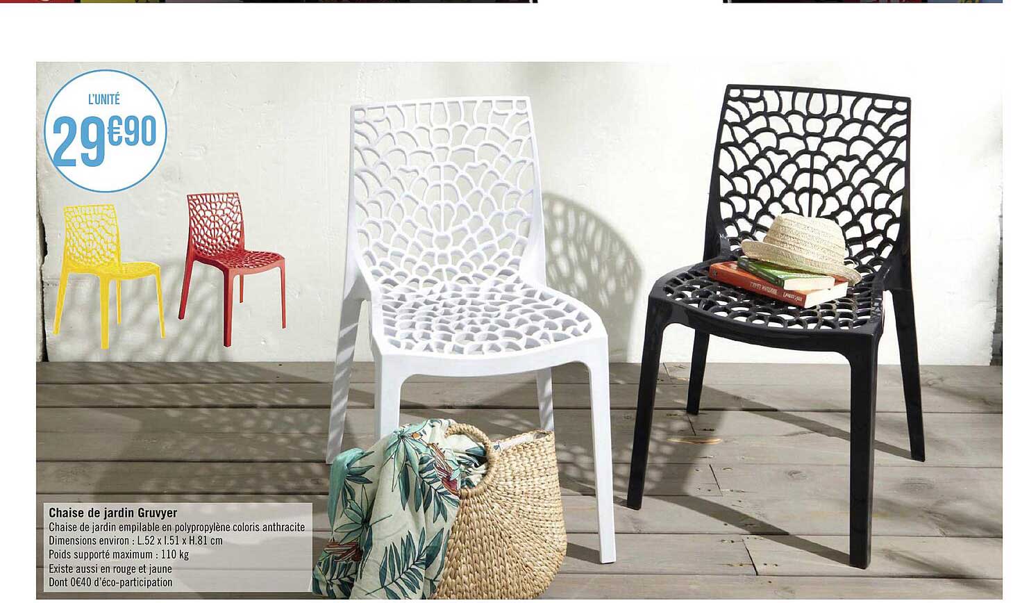 chaise de jardin gruvyer