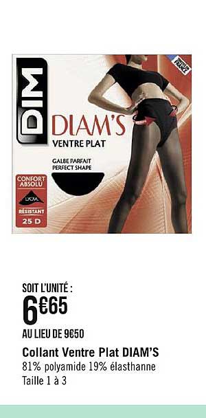 collant ventre plat diam's