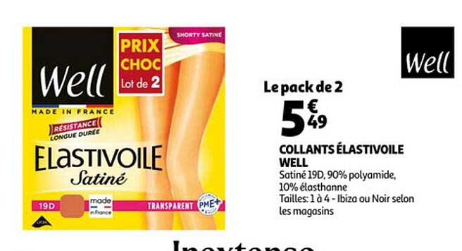 Collants élastivoile Well