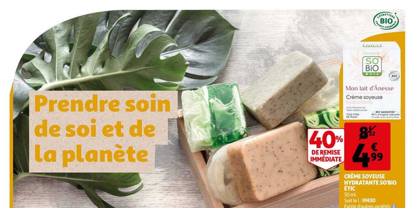 Crème Soyeuse Hydratante So'bio étic