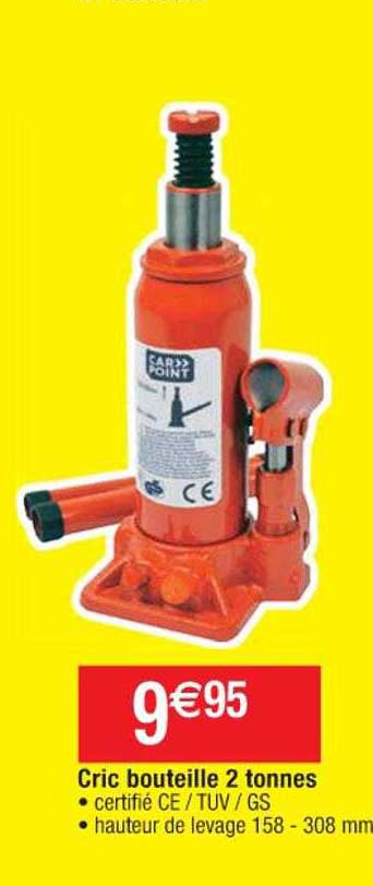 cric bouteille 2 tonnes