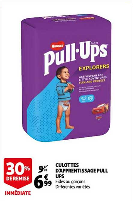 culottes d'apprentissage pull ups