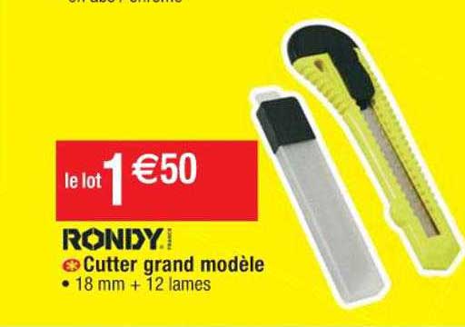 Cutter Grand Modèle Rondy