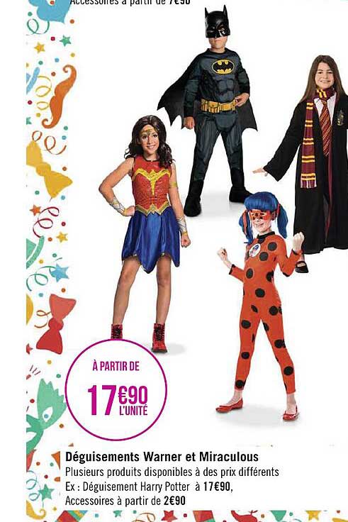 déguisements warmer et miraculous