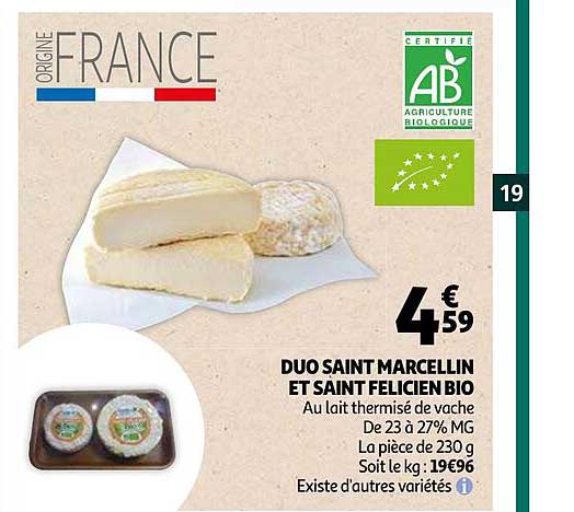 Duo Saint Marcellin Et Saint Félicien Bio