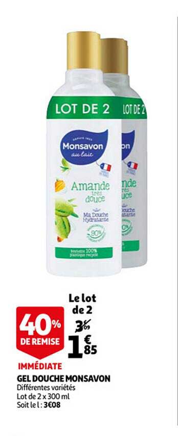 Gel Douche Monsavon