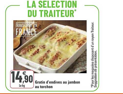 Gratin D'endives Au Jambon Au Tochon
