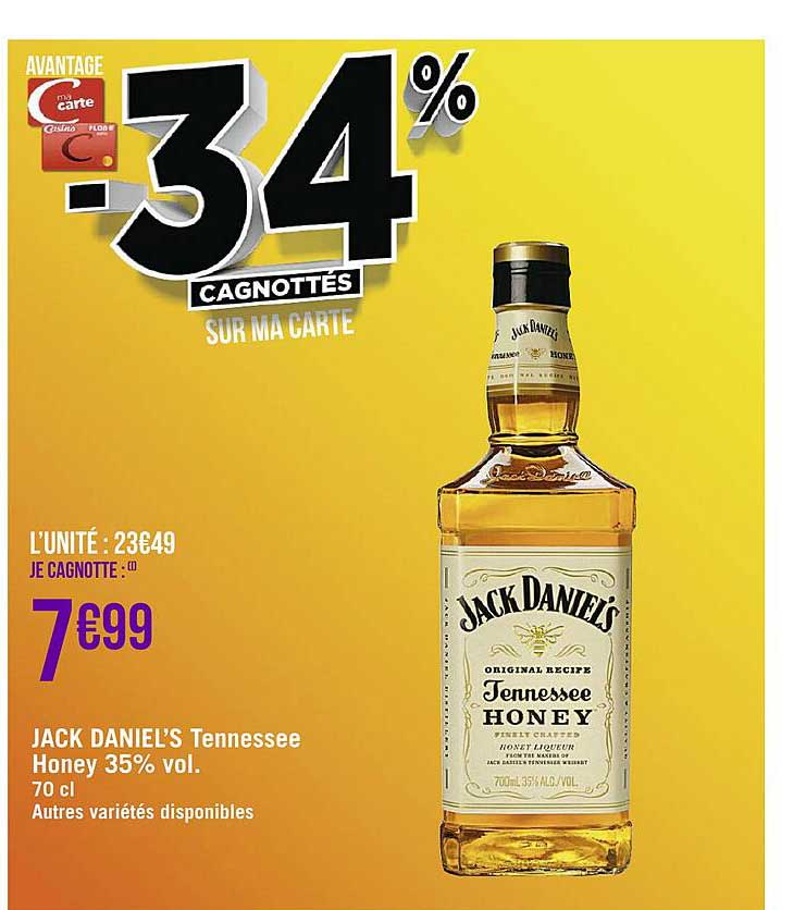 jack daniel's tennessee honey 35% vol.