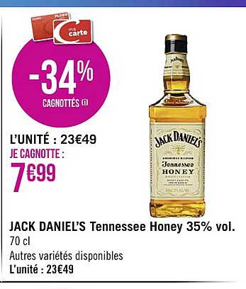 jack daniel's tennessee honey 35% vol.