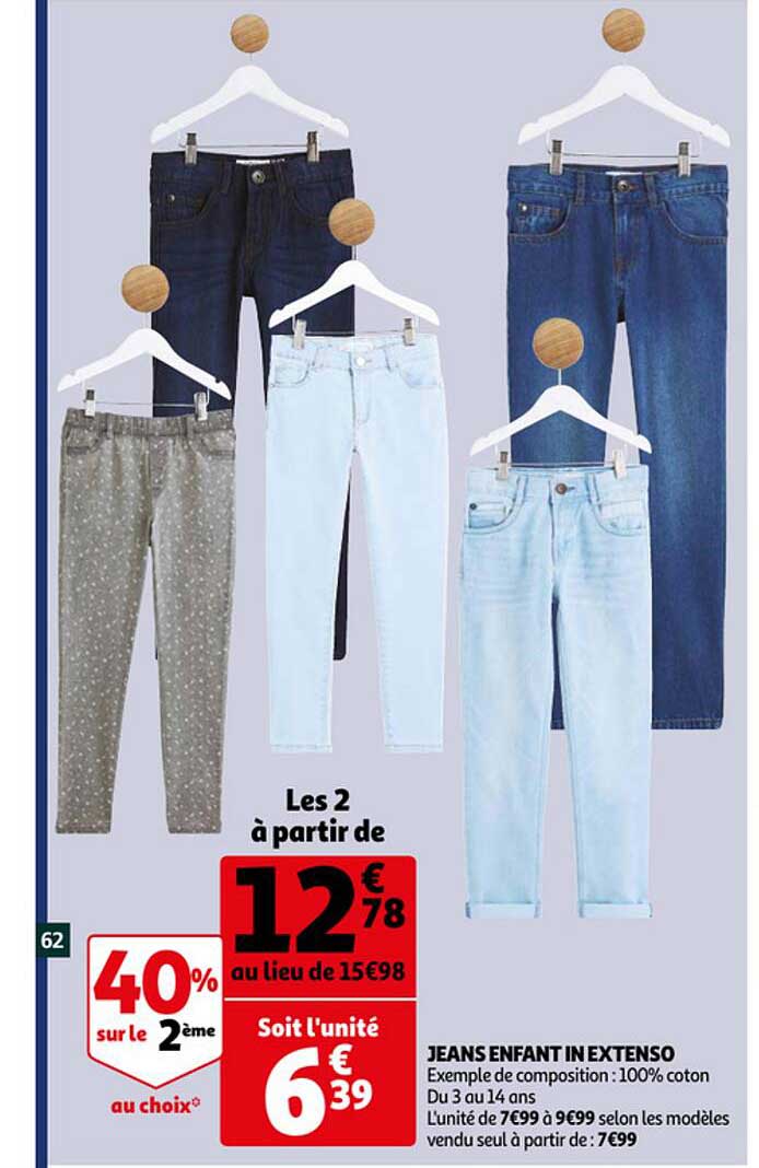 jeans enfant in extenso