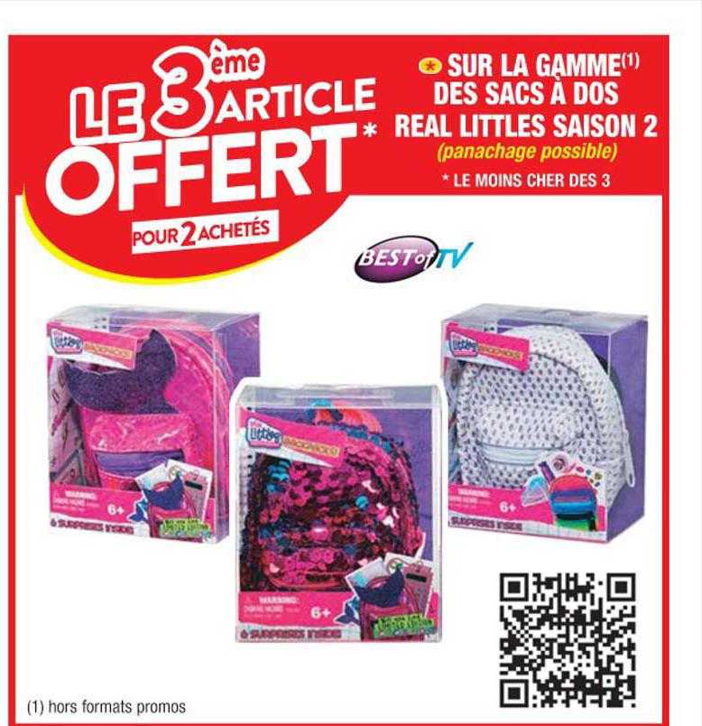 la gamme des sacs à dos real littles saison 2