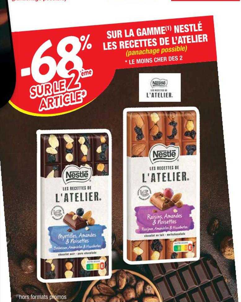 la gamme nestlé les recettes de l'atelier