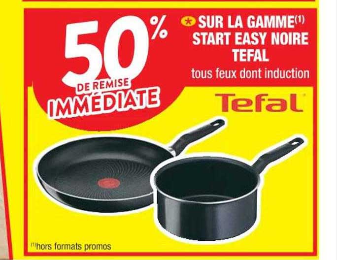 La Gamme Start Easy Noire Tefal