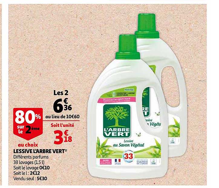 Lessive L'arbre Vert