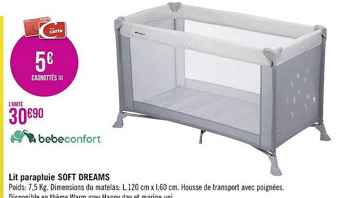 lit parapluie soft dreams