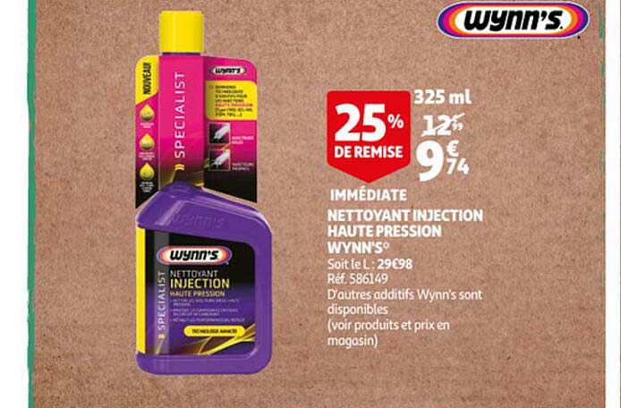 nettoyant injection haute pression wynn's