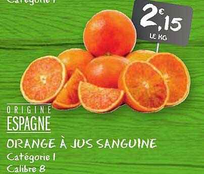 orange à jus sanguine