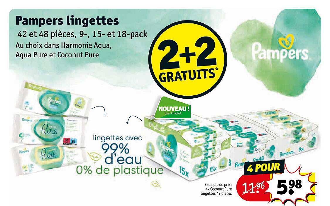 Pampers Lingettes