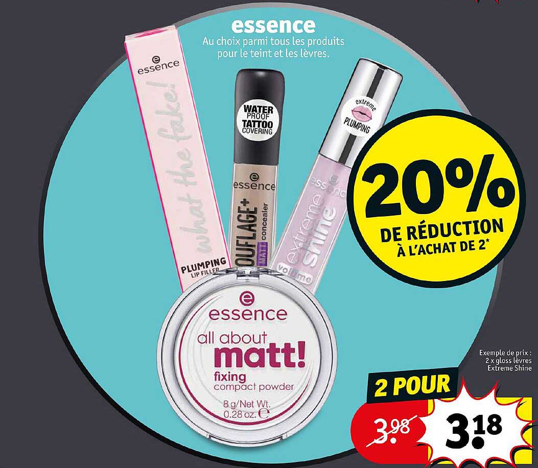 Produits Essence
