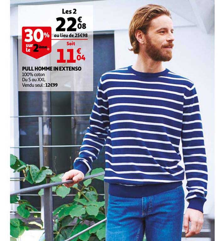 pull homme in extenso