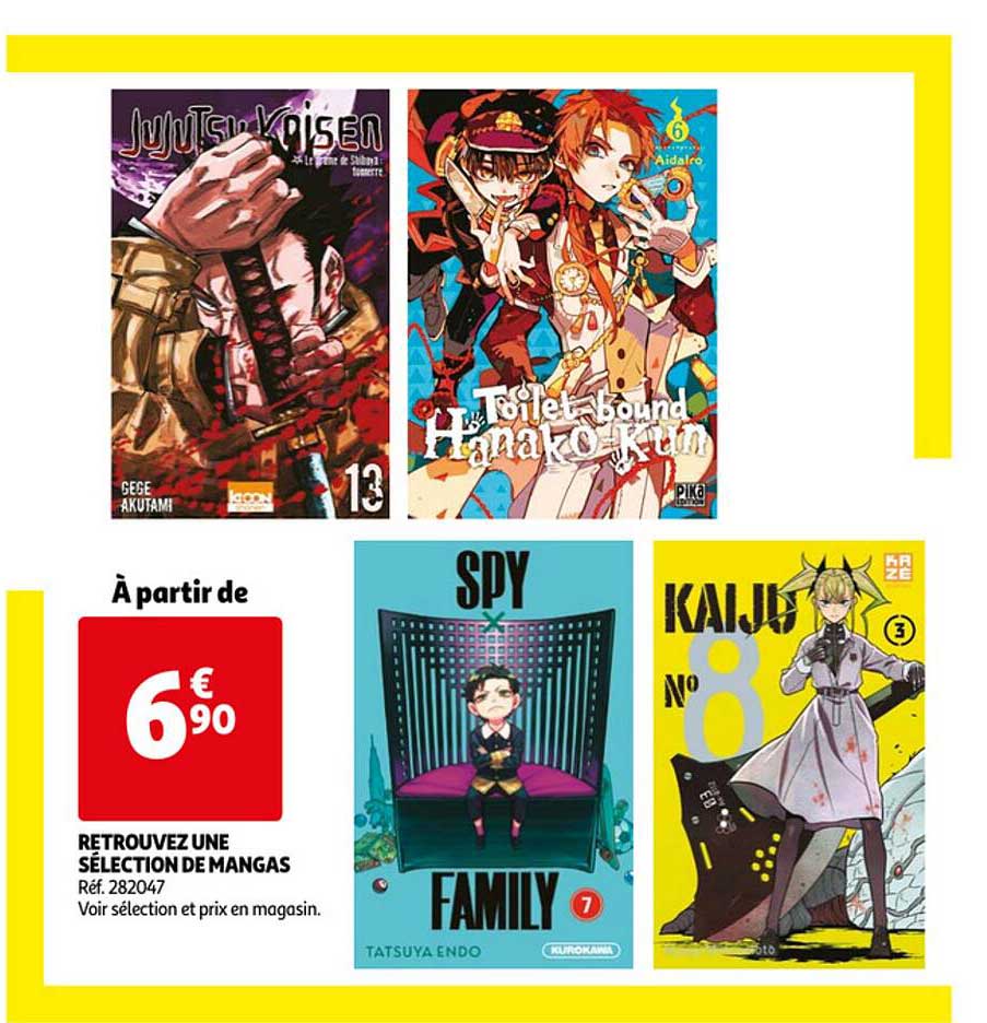 retrouvez une sélection de mangas