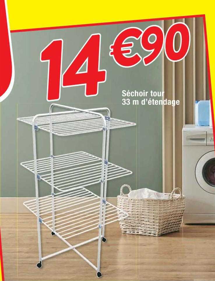 séchoir tour 33 m d'étendage