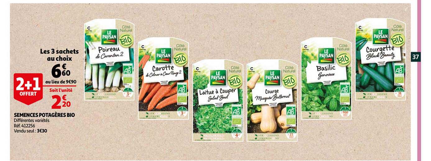 semence potagères bio