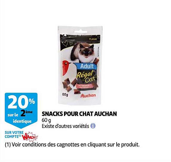 Snacks Pour Chat Auchan