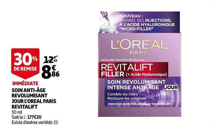 Soin Anti-âge Revolumisant Jour L'oréal Paris Revitalift