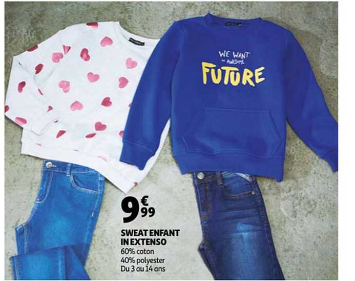 sweat enfant in extenso