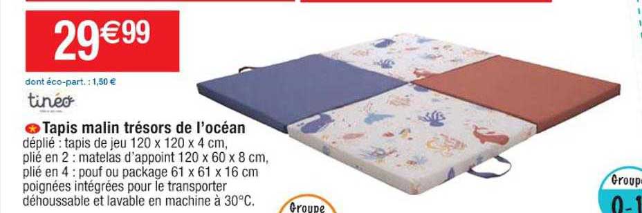 tapis malin trésors de l'océan tinéo