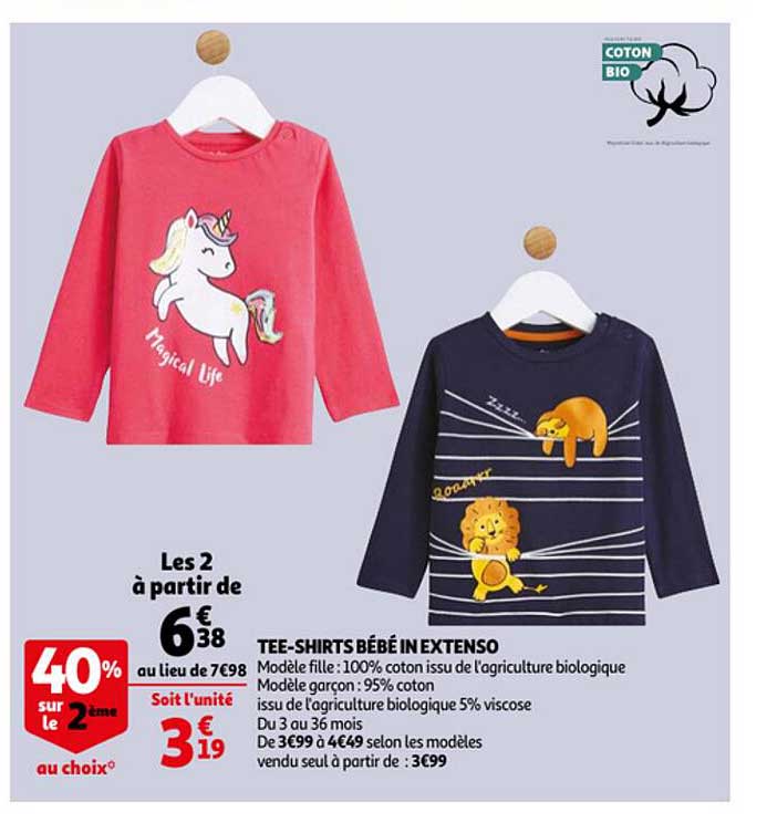 tee-shirt bébé in extenso