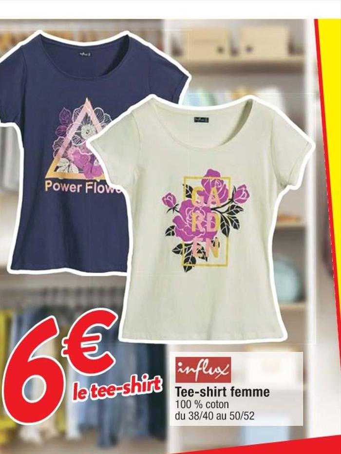 tee-shirt femme influx