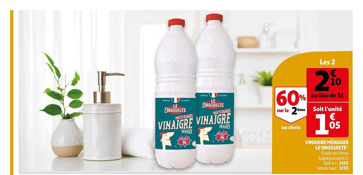 Vinaigre Ménager Le Droguiste