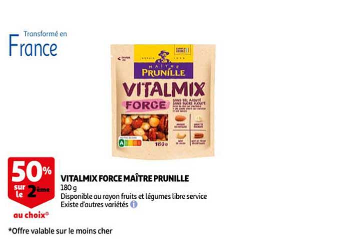 vitalmix force maître prunille