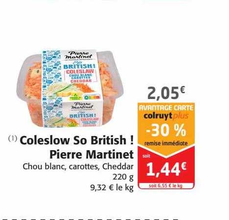 coleslow so british ! pierre martinet