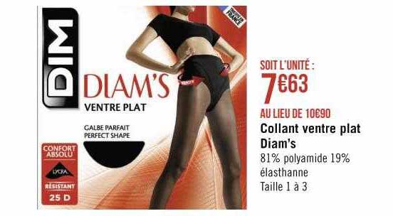 collant ventre plat diam's