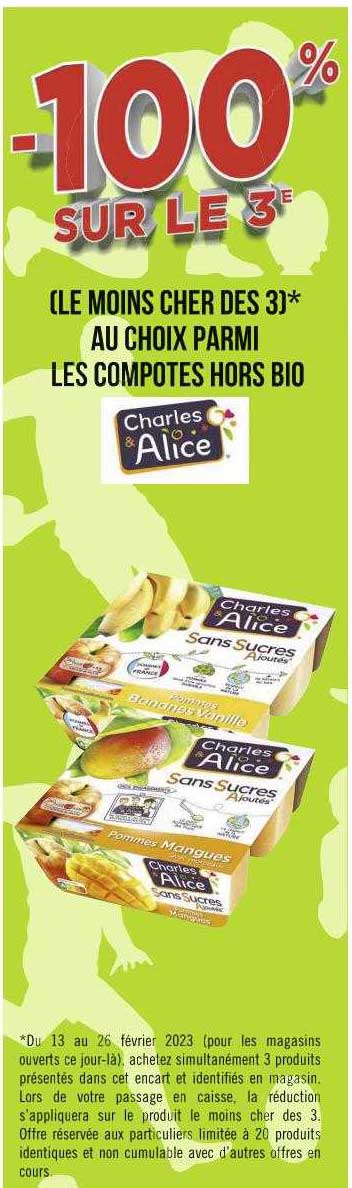 compotes hors bio charles alice