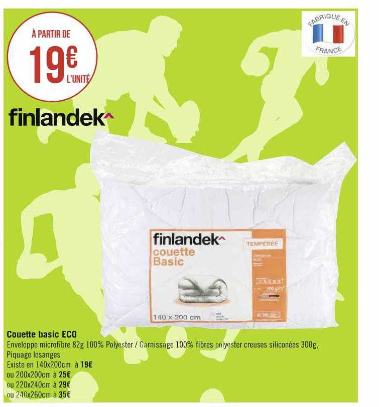 Couette Basic éco Finlandek^