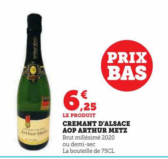 crémant d'alsace aop arthur metz