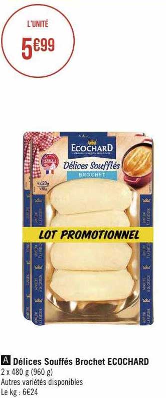 délices soufflés brochet ecochard