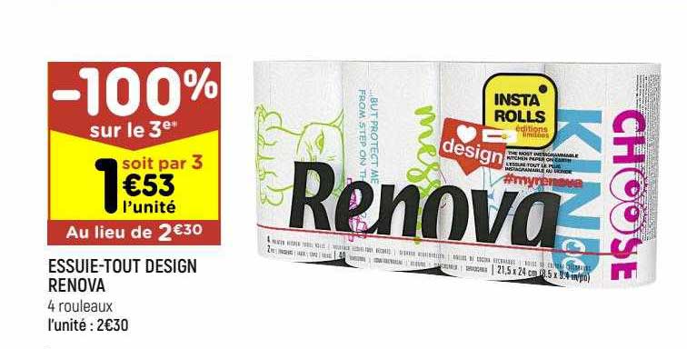 essuie-tout design renova