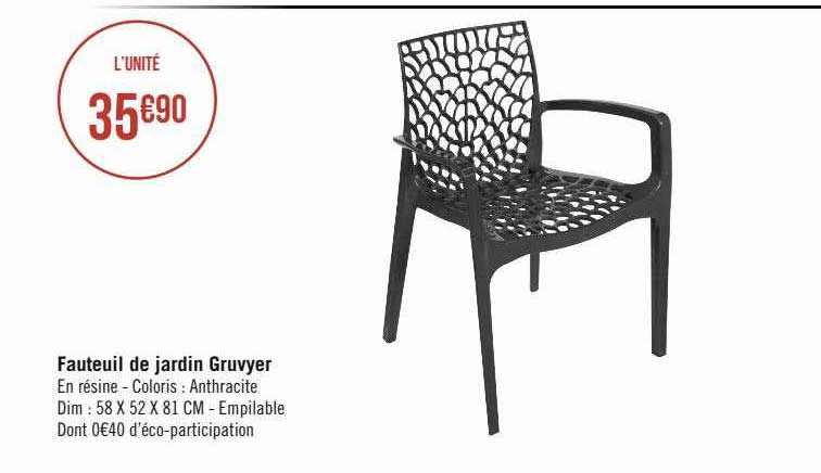 fauteuil de jardin gruvyer