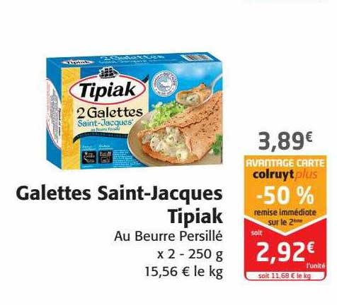 galettes saint-jacques tipiak